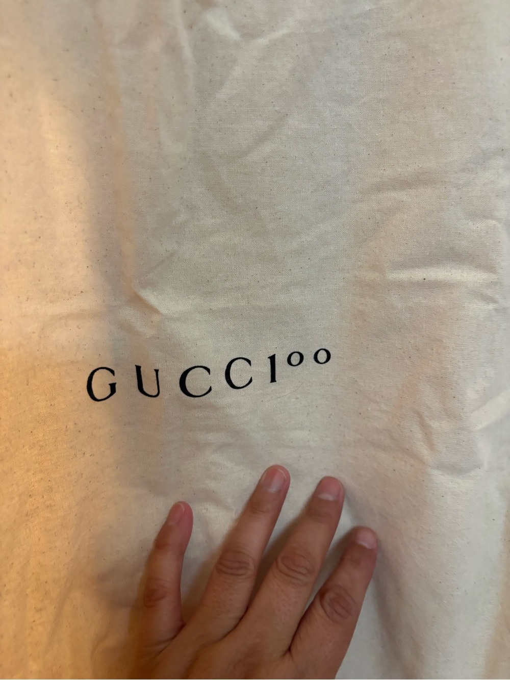 Gucci oo Reusable Cotton Shopping Bag Dust Bag